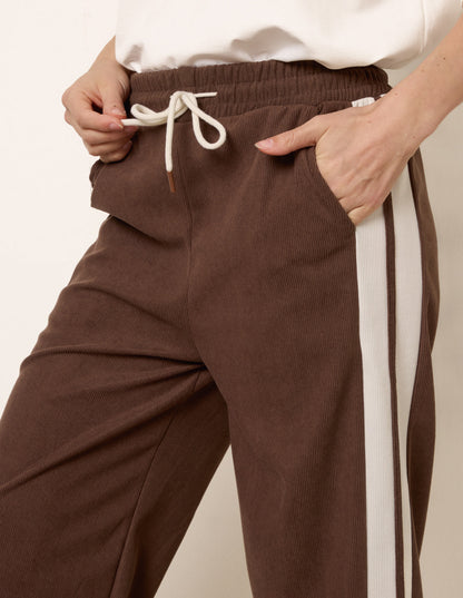 Corduroy Side Stripes Trousers