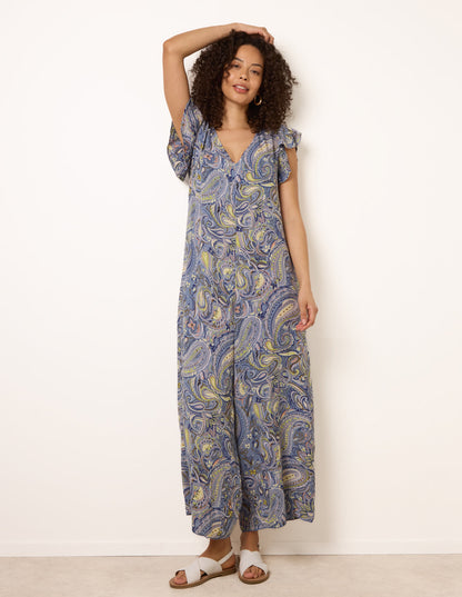 Ruffle Detail Jumpsuit