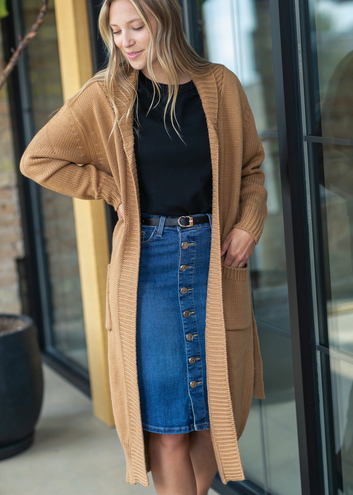 elan Cardigan Belted Coat - FINAL SALE