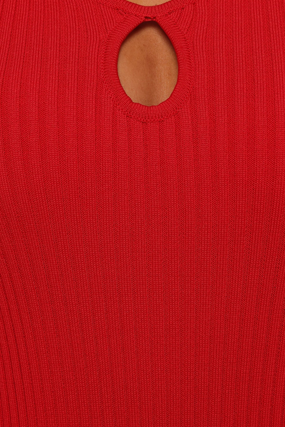 Robin Midi Dress - Red