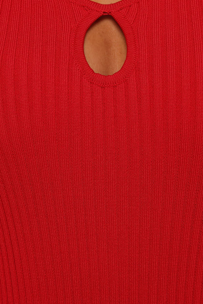 Robin Midi Dress - Red