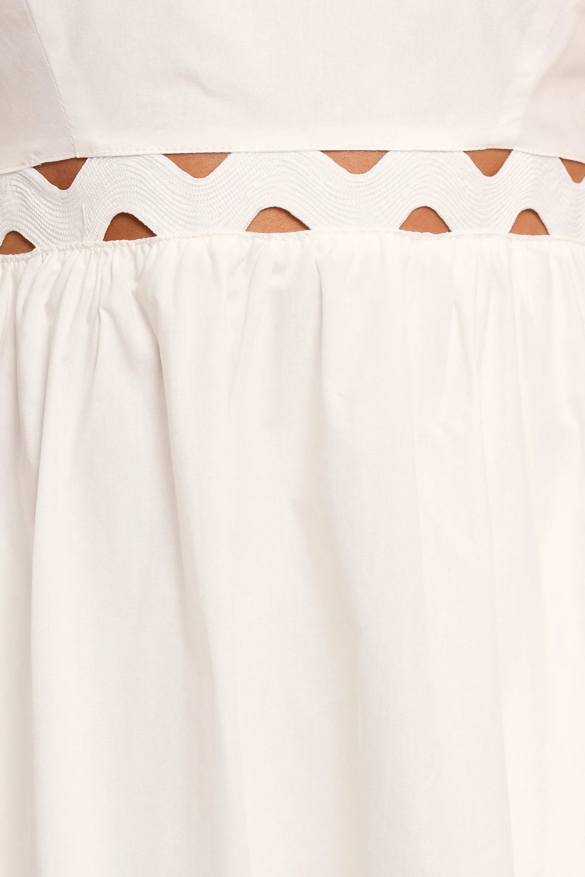 Angelus Midi Dress - White