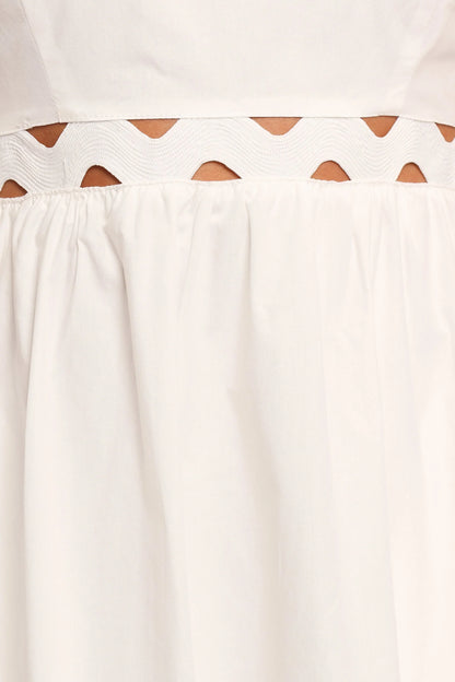 Angelus Midi Dress - White