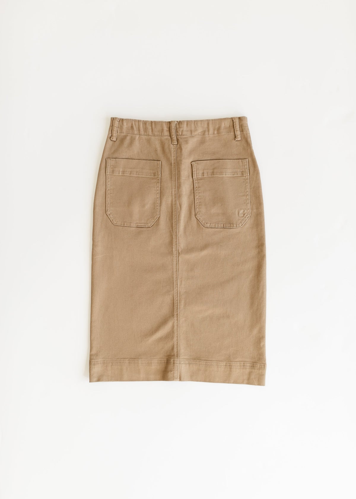 Erica Cotton Twill Midi Skirt - FINAL SALE