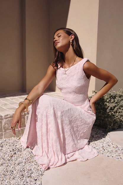 Soft Feelings Maxi Dress Pink
