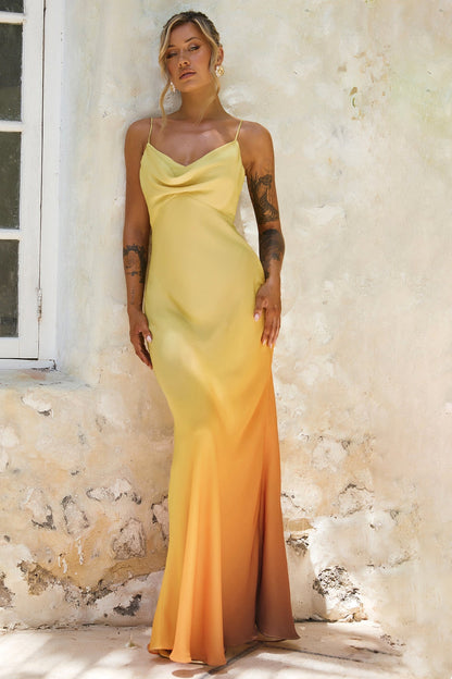Hutch The Ridge Maxi Dress - Sunset Multi