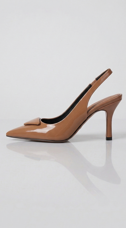 Rihanna Sling back Heel - Mocha