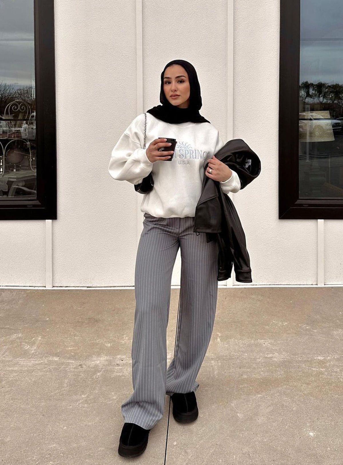 Archer Trousers Pinstripe Grey