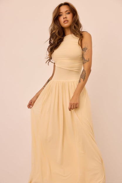 Painters Garden Maxi Dress - Ivory