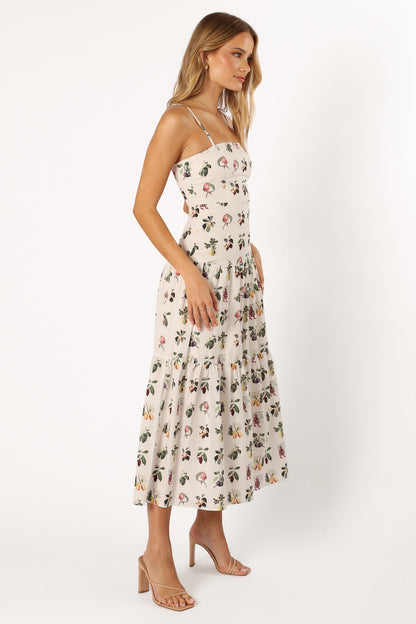 Botanique Midi Dress - Floral