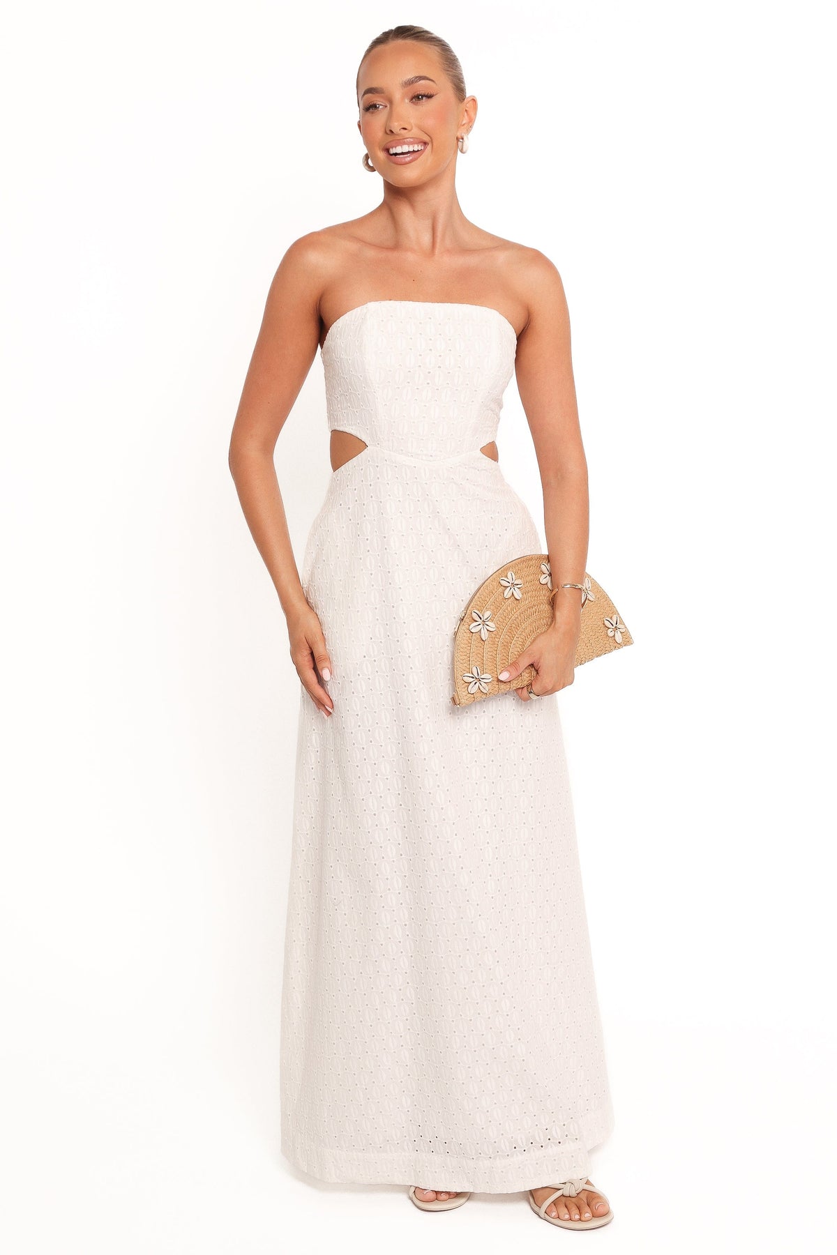 Laura Midi Dress - White