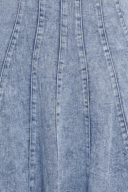 Una Midi Dress - Light Denim