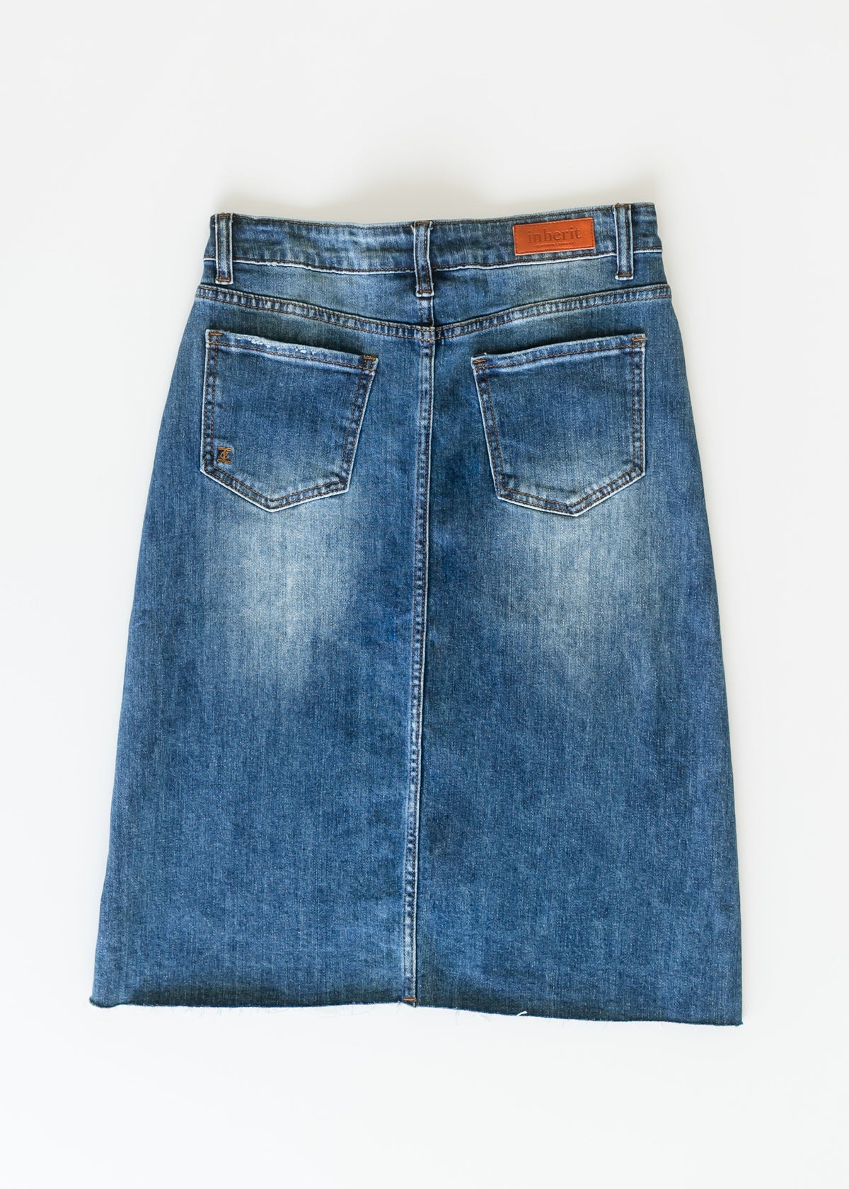 Rylin Raw Hem Midi Skirt - FINAL SALE