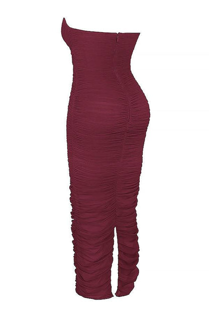 AMARIS - Mesh Maxi Dress