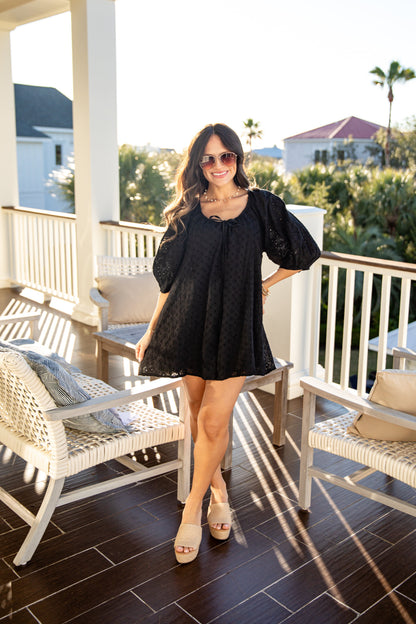 FINAL SALE - Delicate Charm Eyelet Romper
