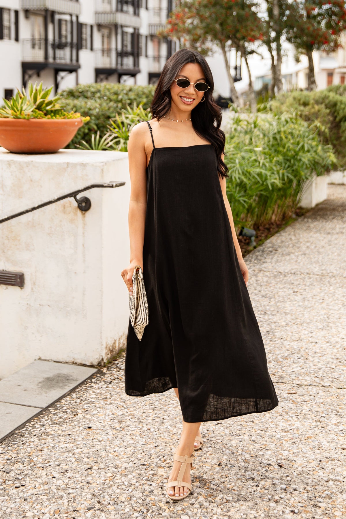 FINAL SALE - A Little Bit Of Love Linen Maxi Dress