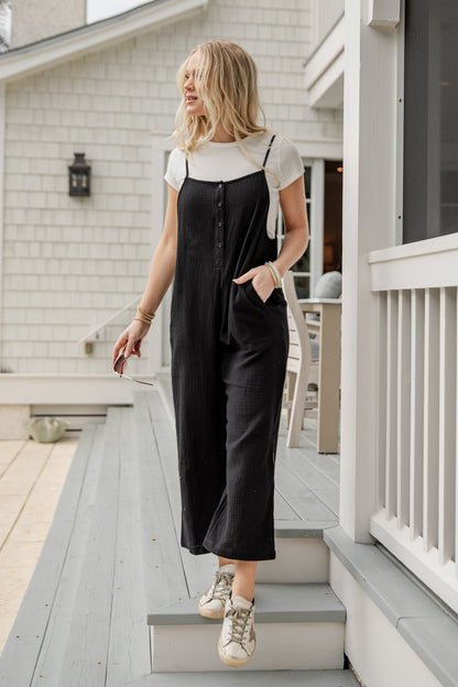 FINAL SALE - Charmed Moment Relaxed Jumpsuit