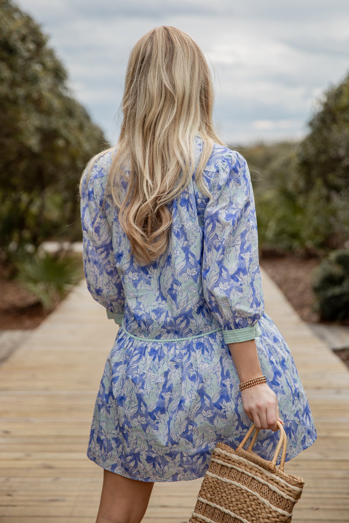 FINAL SALE - Blossom Breeze Floral Mini Dress