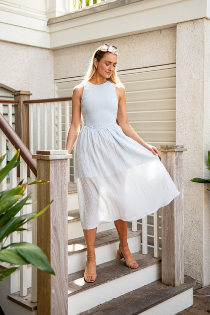 FINAL SALE - Storybook Stroll Smocked Midi Dress