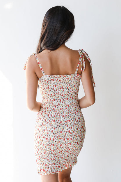 FINAL SALE - Shades Of Summer Smocked Floral Mini Dress