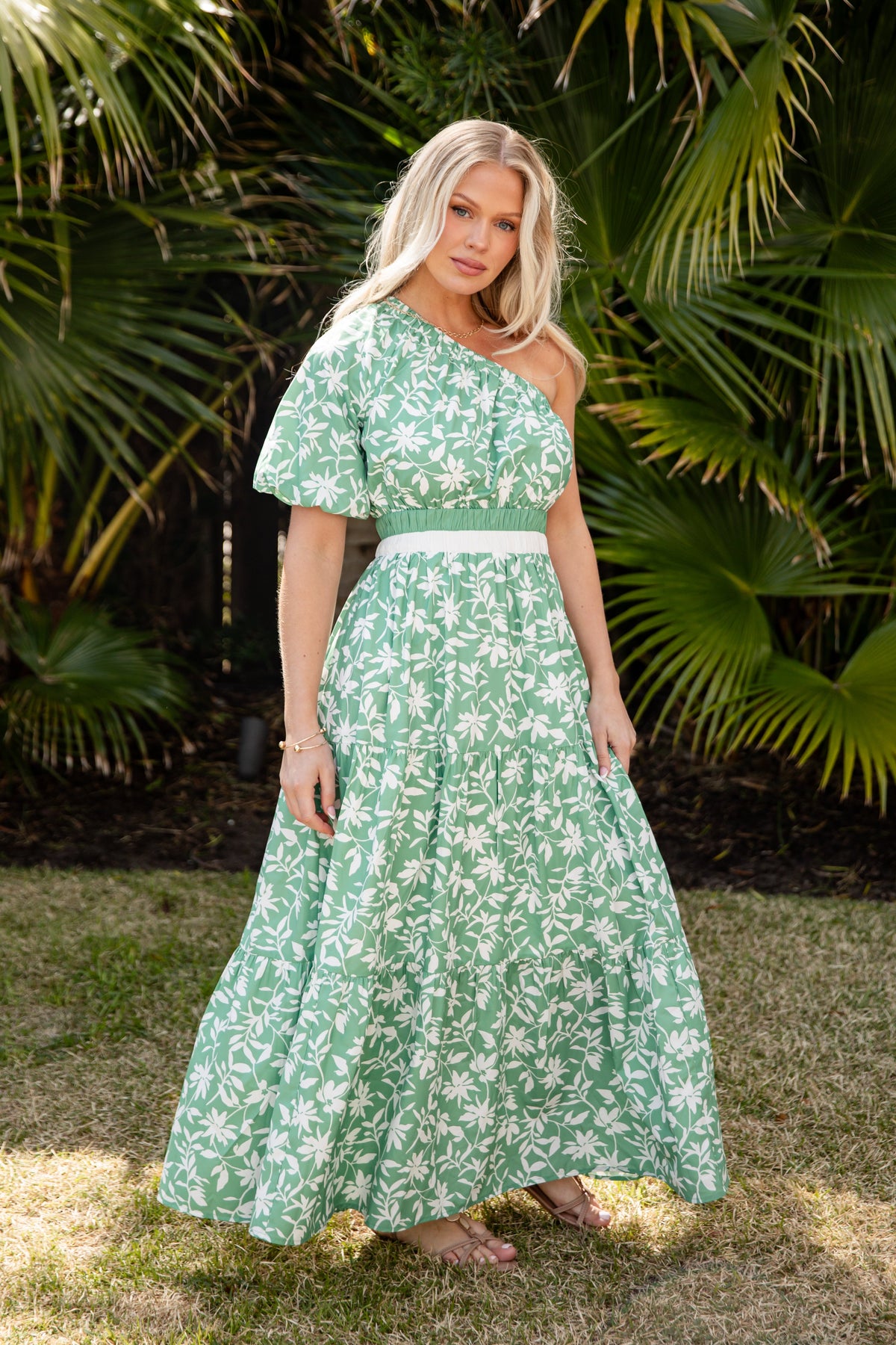 FINAL SALE - As Time Flies Floral Maxi Dress