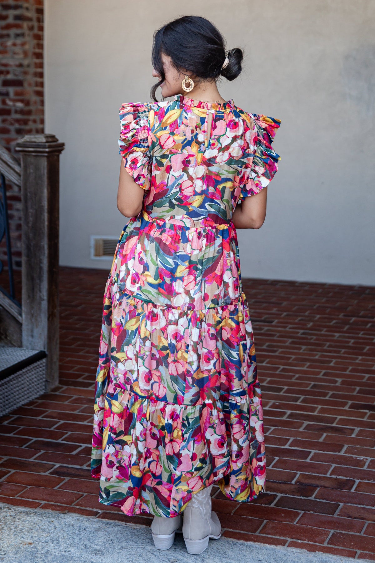 Pretty As Ever Multi Floral Maxi Dress