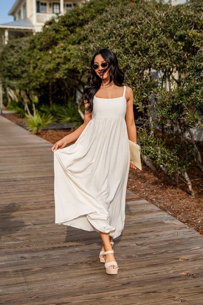 FINAL SALE - Coastal Breeze Midi Dress