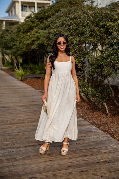 FINAL SALE - Coastal Breeze Midi Dress