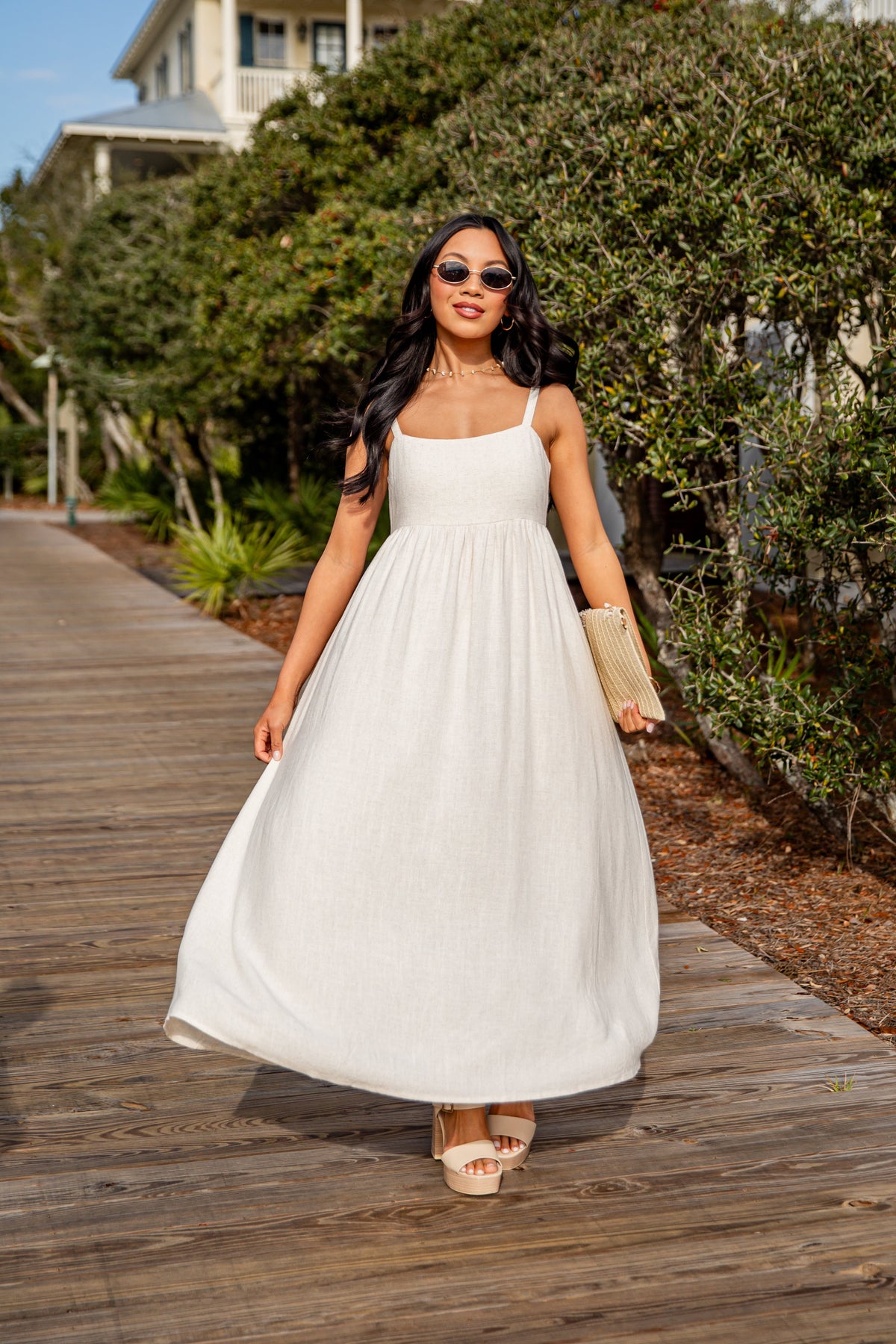 FINAL SALE - Coastal Breeze Midi Dress