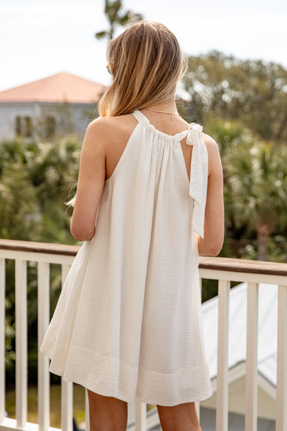 FINAL SALE - Sweet Staple Off White Mini Dress