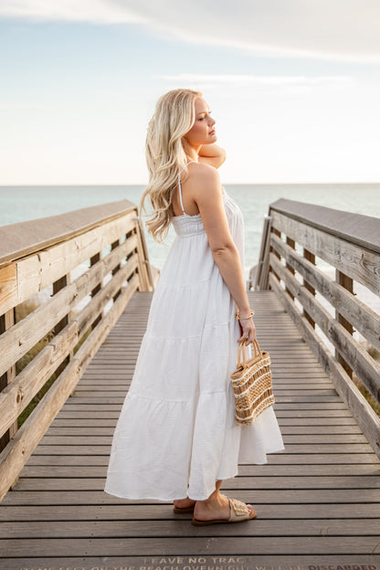 FINAL SALE - Sail Away Tiered Maxi Dress
