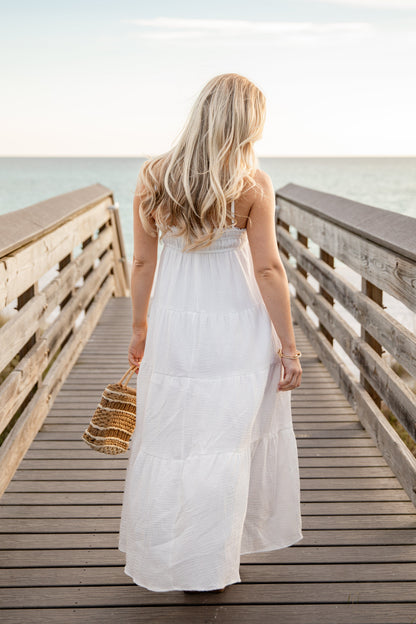 FINAL SALE - Sail Away Tiered Maxi Dress