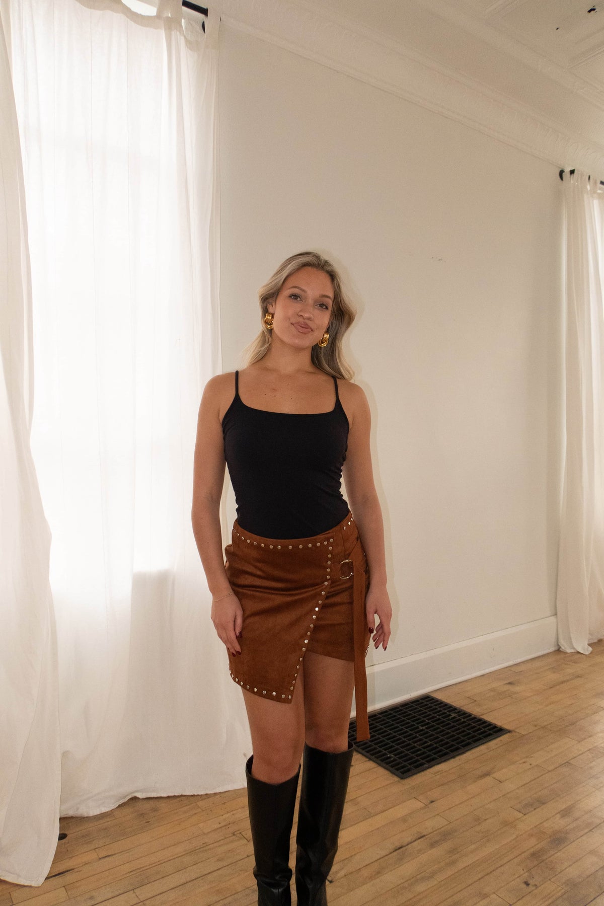 Sienna Studded Mini Skirt