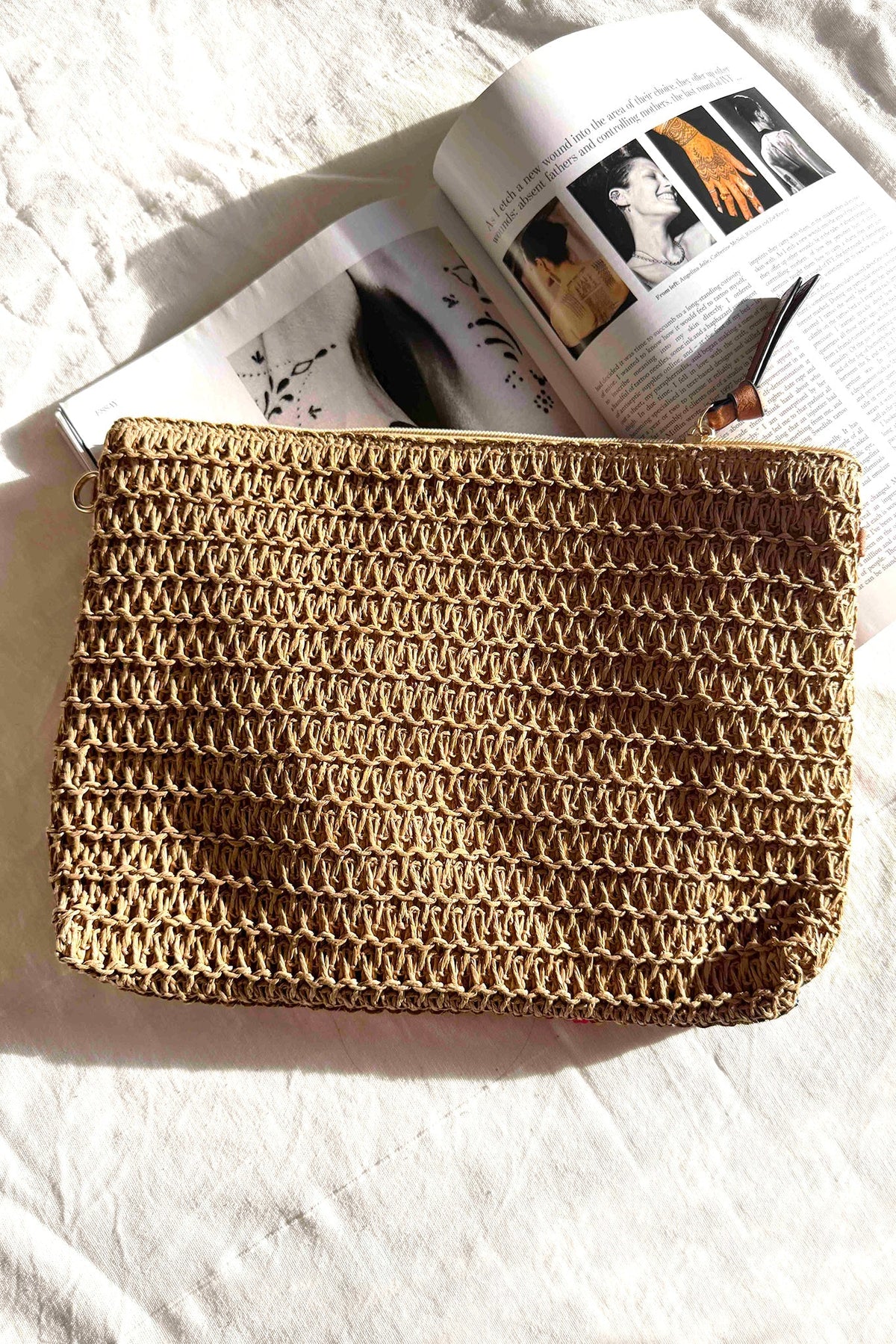 Solstice Weave Bag - Orange Multi