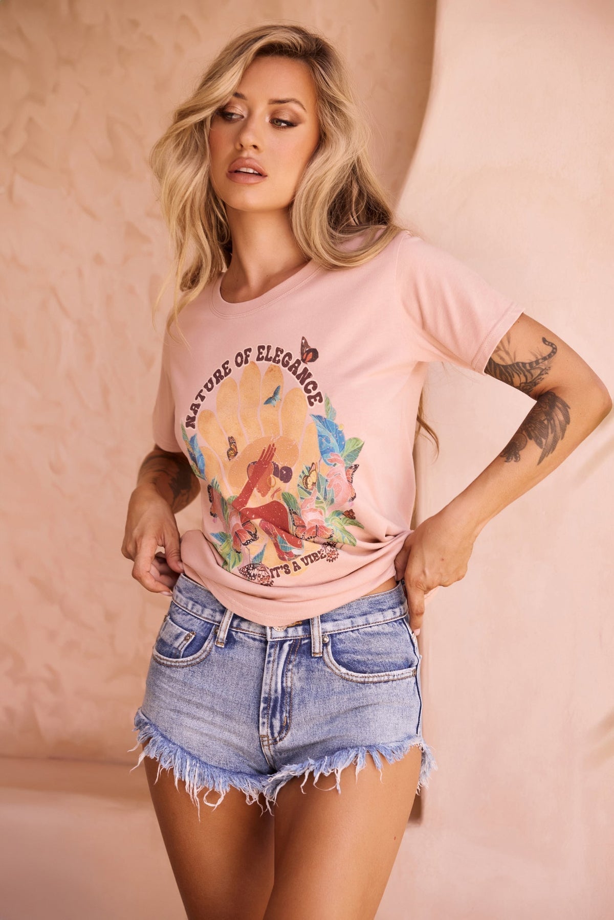 Talk To Nature Tee - Mocha