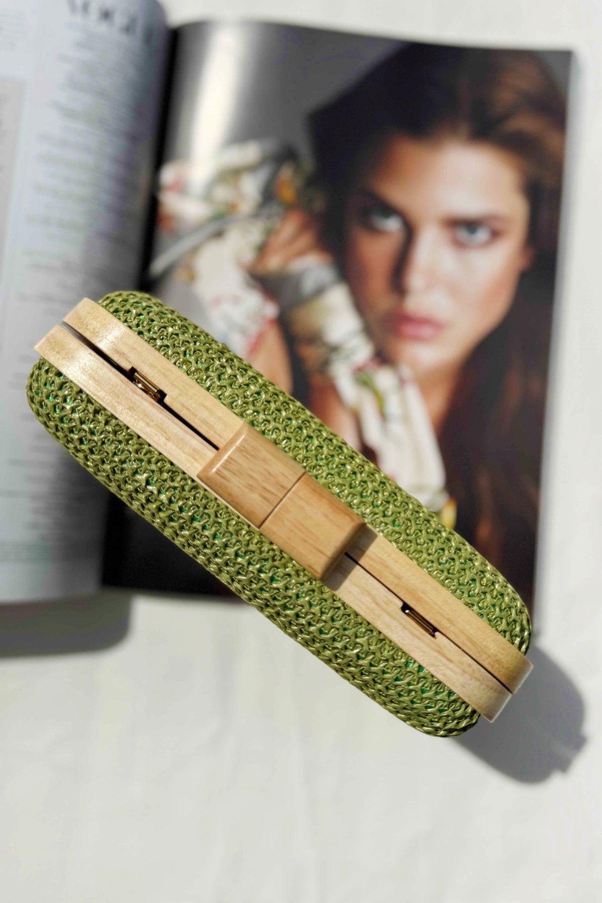Tea Gardens Clutch Bag - Green