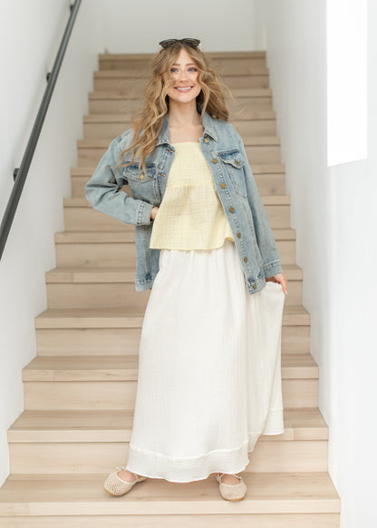 Things Between® Sleeveless Square Neck Top - FINAL SALE