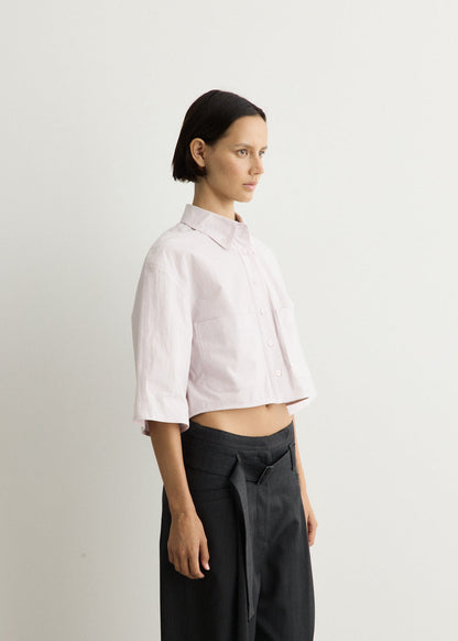 Half Sleeve Cropped Shirt