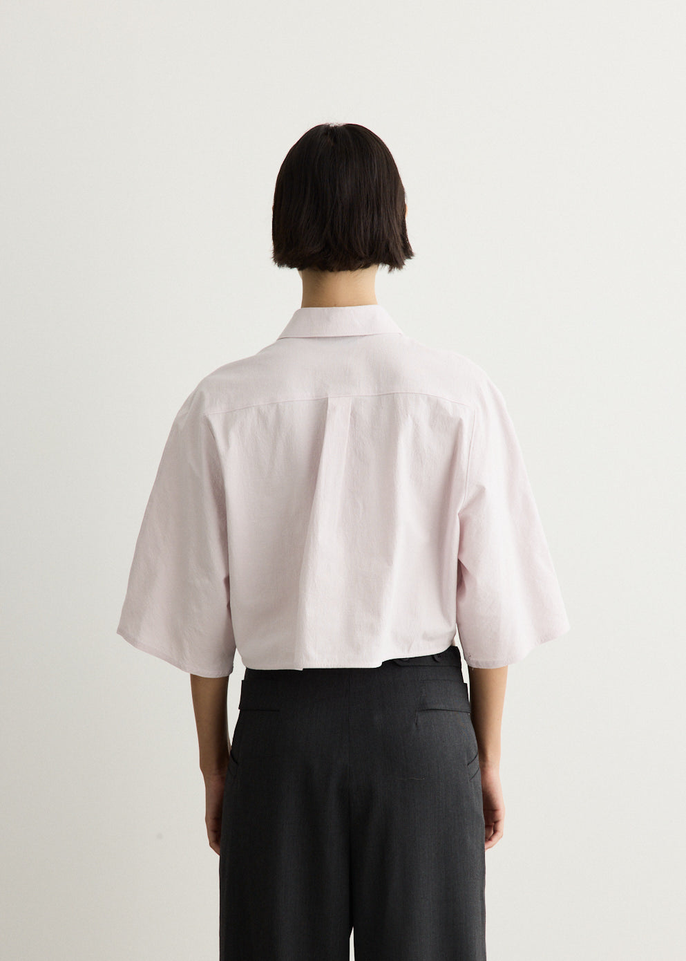 Half Sleeve Cropped Shirt