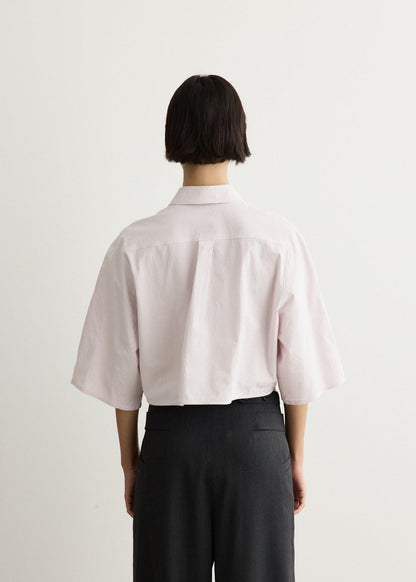 Half Sleeve Cropped Shirt