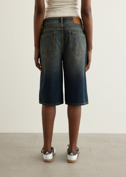 Viaduct Long Denim Short