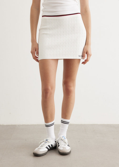Serif Logo Mini Cable Skirt