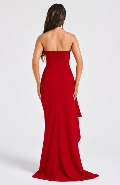 Alina | Strapless Maxi Dress